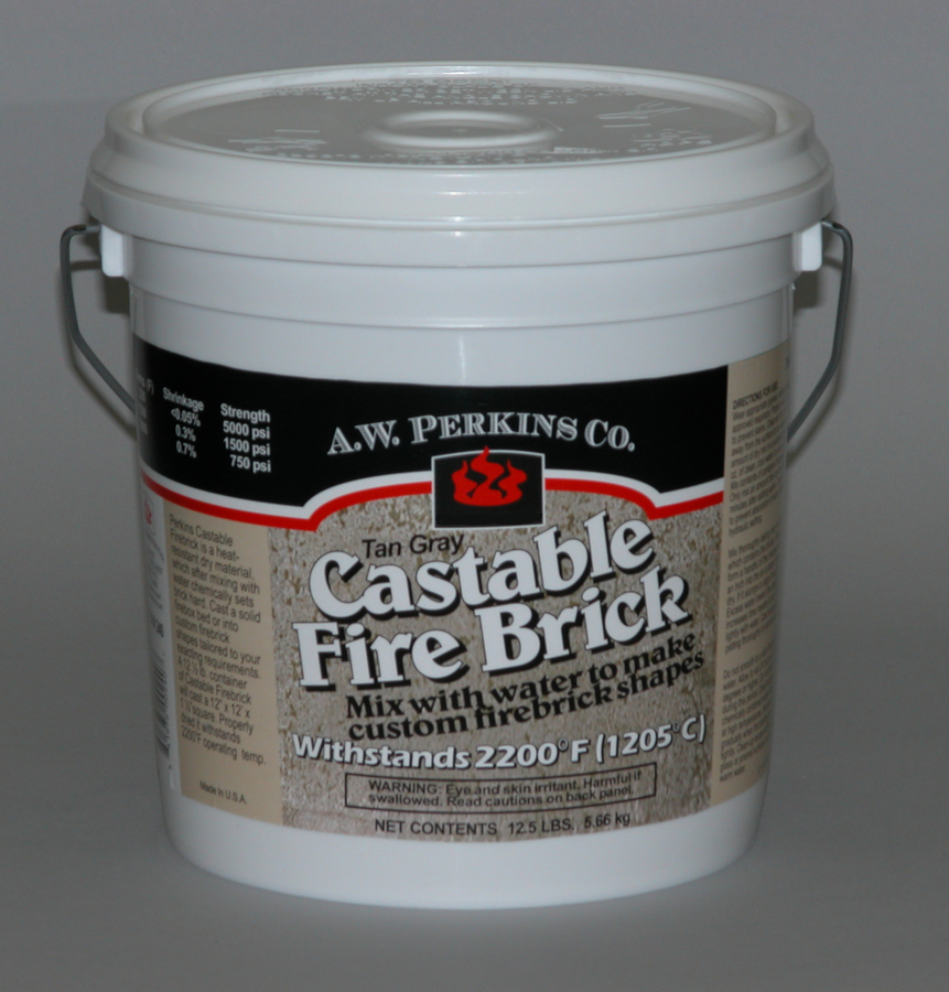 Castable Fire Brick 12 1/2 lbs Rodtech USA